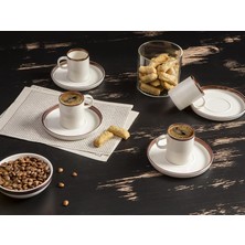 Braventa Collection Chopin Bakır 4 Kişilik Kahve Takımı 85CC