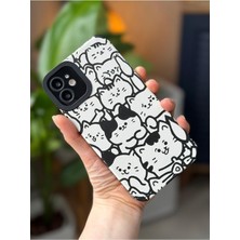 Braventa Collection Iphone 11 ile Uyumlu Kaplama Tasarımlı Yumuşak Silikon Kamera Korumalı Kılıf