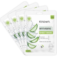 Braventa Collection Known Yaşlanma Karşıtı Yüz Maskesi 4 Adet