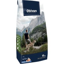 Braventa Collection Obivan Premium Hipoalerjenik Somonlu Köpek Maması 15 kg - Tüy Dökülmesini Azaltan, Kolay Sindirilen,