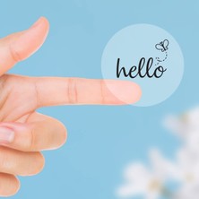 Braventa Collection Şeffaf Sticker, Hello 10 Sayfa