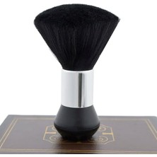 Braventa Collection Topuzlu Berber/kuaför Ense Fırçası/kıl Temizleme Fırçası Siyah