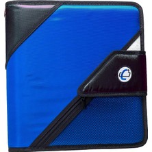 Braventa Collection Open Velcro Açılış Bağlayıcı - 5 Inç O-Halkalar - Sekme Genişleyen Dosya Klasörü - Çoklu Cepler - 40