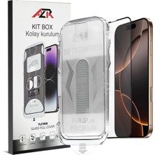 Braventa Collection Azr iPhone 16E / 14/13 Pro / 13 (6.1'') Ile Uyumlu [premıum] Ekran Koruyucu Hizalama Aparatlı [kolay