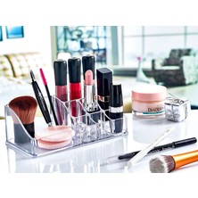 Braventa Collection 8 Bölmeli Piramit Kozmetik Ürün Düzenleyici, 8 Bölmeli Makyaj Organizeri, Pramit Makyaj Organizeri (