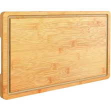 Braventa Collection Bambu Steak Sunum Tahtası, Kesme Tahtası, Kalın Bambu, Farklı Ebatlarda (35X26X1.2 Cm)