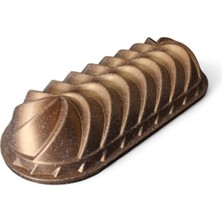 Braventa Collection Alüminyum Döküm Baton Kek Kalıbı 30 cm Yapışmaz ve Dayanıklı Fırın Kalıbı