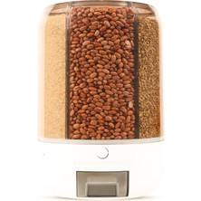 Braventa Collection Pikas Bakliyat Organizeri, Bakliyat Saklama Kabı, 10 kg Kapasiteli Styles Gıda ve Bakliyat Saklama K