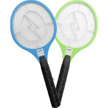 Braventa Collection Pilli Sinek Öldürücü Raket Elektrikli Sinek Raketi, Sinek Öldürücü Yakalayıcı -A22-1 Adet