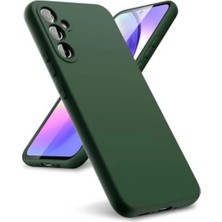 Kuzgun Ticaret Samsung Galaxy A24 4g Kılıf First Silikon - Koyu Yeşil