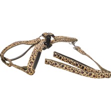 Braventa Collection Eurodog Köp.uztm+Göğüs Tasması Leopar 25MM 120CM