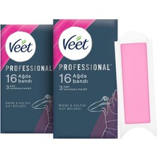 Braventa Collection Professional Bikini & Koltukaltı Sir Ağda Bandı, 32'li (16 x 2)