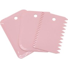 Braventa Collection 3'lü Hamur Kesici,pasta Düzeltici,hamur Porsiyonlayıcı,hamur Kesmek ve Dekorasyonu Için Plastik 3lü