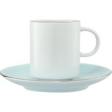 Braventa Collection Platin 6 Kişilik Kahve Takımı 90CC