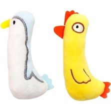 Braventa Collection Peluş Uzun Boyunlu Tavuk Kedi Oyuncağı 11 cm