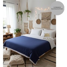 Ayçiçek Home Çift Kişilik Nevresim TAKIMI160/200 Lastiksiz Çarşaf 180/220 Yorgan Ölçüsü 4 Adet Yastık Kılıfı