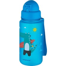 Braventa Collection Uzspace Figürlü 400 ml Pipetli Çocuk Su Matarası