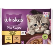 Braventa Collection Pouch Pure Delight Jöle Içinde Tavuklu ve Hindili Yavru Kedi Konservesi 4X85 gr