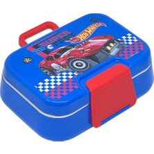 Braventa Collection Wiggle Bento 1030ML Lunchbox Hotwheels Lisanslı Tek Katlı 2 Bölmeli Paslanmaz Çelik Sefer Tası Yemek