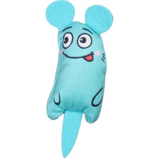 Braventa Collection Peluş Kedi Oyuncağı Kedi Otlu Catnipli Turkuaz Yeşili 1 Adet