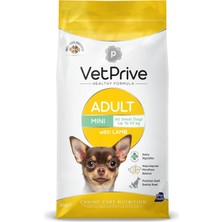 Braventa Collection Vet Prive Mini ve Küçük Irk Yetişkin Köpek Maması Kuzu Etli 8 kg