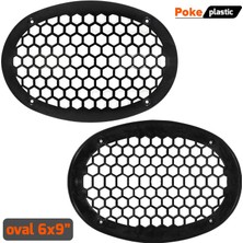 Hoparlör Çerçeve Kapak Oval 6x9" 2 Adet Poke PK-4994