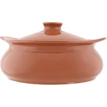 Braventa Collection Kahverengi Kapaklı Güveç Tenceresi 2200CC