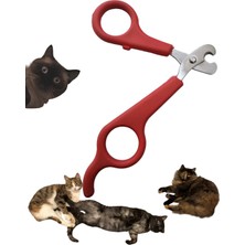 Braventa Collection ® Kedi Tırnak Makası Çelik Ergonomik Tutuş Evcil Hayvan Köpek Tırnak Makası (Ömür Boyu Garantili)