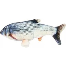 Braventa Collection Peluş Kedi Oyuncağı Balık Kedi Nanesi Otlu Çıngıraklı Blue 1 Adet