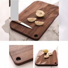 Braventa Collection Akasya Kesme Tahtası Antibakteriel Yıkanabilir Doğrama Tahtası Dikdörtgen | Antibakteriyel ve Yıkana