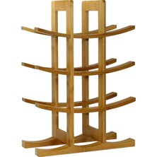 Braventa Collection Oceanstar WR1149 Raf, Şarap Rafı Bambu Doğal