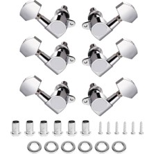 Braventa Collection Cb-60 Elektro Gitar Için Kaliteli Profesyonel Burgu Takımı Silver 1 Set