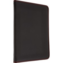 Braventa Collection 2k 414-4 Sekreter Notluğu A4 Sekreterlik Dosyası Fermuarlı Kapaklı Sekreter Tablası, Bordo