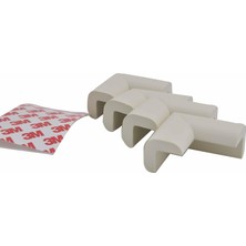 Braventa Collection Unisex Kauçuk Köşe Koruyucu, Krem