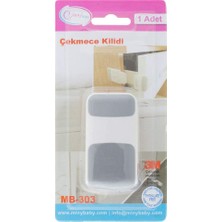 Braventa Collection Unisex Çekmece Kilidi (Gri)