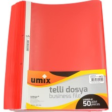 Braventa Collection A4 Telli Dosya 50'li Kırmızı
