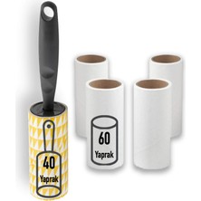 Braventa Collection Iplik Tüy Toplayıcı Rulo ve 4'lü Yedek Paket (280 Yaprak)