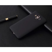 Braventa Collection Mate 10 Uyumlu Sert Rubber Silikon Kılıf (Siyah)