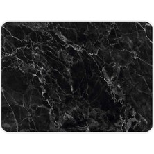 Braventa Collection Decorıta Siyah Mermer Görünümlü | Cam Kesme Tahtası 30CM x 40CM