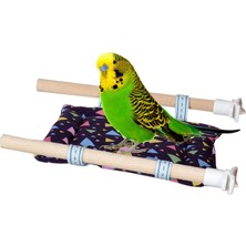 Braventa Collection Kuş Yatağı Yumuşak Dokulu Kumaş Kuşlar Için Yatak Kuş Yatak En 11 cm Boy 11 cm