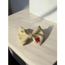 EGOMİ Arı Işlemeli Saçsız Bebek Tokası(1 Adet)