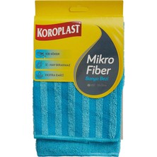 Hype Store Koroplast Mikrofiber Banyo Bezi 2'li Set, Çift Taraflı Ekstra Hızlı Kuruyan Bezi Seti 30X30 Cm, Kir