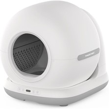 Hype Store Haustier CB001 Akıllı Otomatik Kedi Tuvaleti, App ile Uzaktan Kontrol, 75LT Hazne, 7lt Çöp Haznesi,