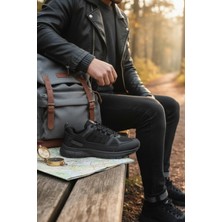 Enoch Erkek Yüksek Tabanlı Katmanlı Tasarım Outdoor Günlük Spor Ayakkabı Sneaker