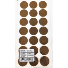 Zuzu Made 21 Adet 3 cm Yapışkanlı Sandalye Masa Koltuk Altı Parke Koruma Keçesi Ses Engelleyici Zemin Koruyucu