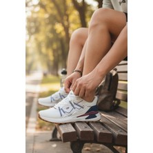 Enoch Erkek Zikzak Nakış Detaylı Yüksek Tabanlı Günlük Spor Ayakkabı Sneaker