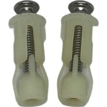 Hype Store 2 Adet Klozet Kapağı Genleşme Vidası, Wc Oturağı, Sabitleme Vidaları, Dübel Seti, Tuvalet Oturağı, T