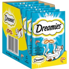 Hype Store Dreamies Somonlu Kedi Ödül Maması 60 G x 6 Adet, 1