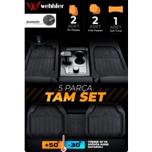 Wehhler Audi Q8 2018-2019-2020-2021-2022-2023-2024-2025-2026 Kokusuz - Su Geçirmez- Kaymaz Taban Oto Paspas