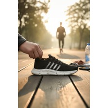 Enoch Erkek Üçlü Şerit Detaylı Petek Tabanlı Günlük Spor Ayakkabı Sneaker